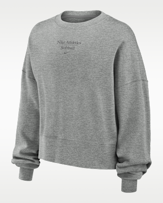 Nike Phoenix Fleece Women's Softball Crew-Neck Sweatshirt. Nike.com